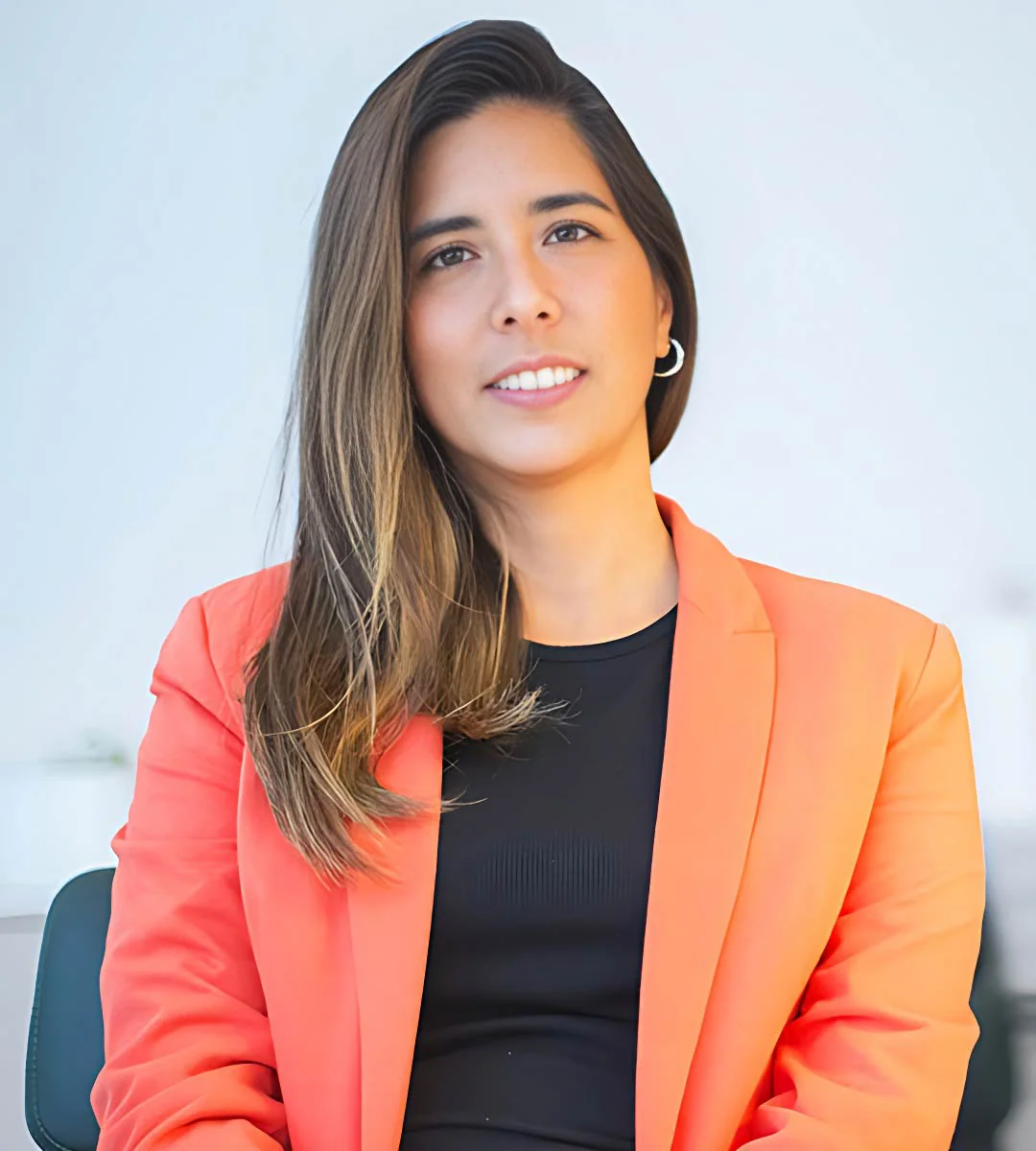 Woman Wearing Orange Jacket Woman Wearing Orange Jacket