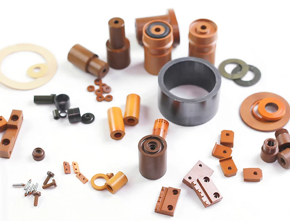 PI Plastic (Polyimide)-machined-parts.jpg custom CNC machined PI plastic parts manufactured for OEM applications