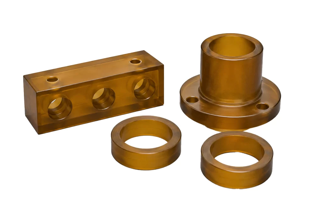 pei-parts Custom CNC machineCustom CNC machined PEI plastic components