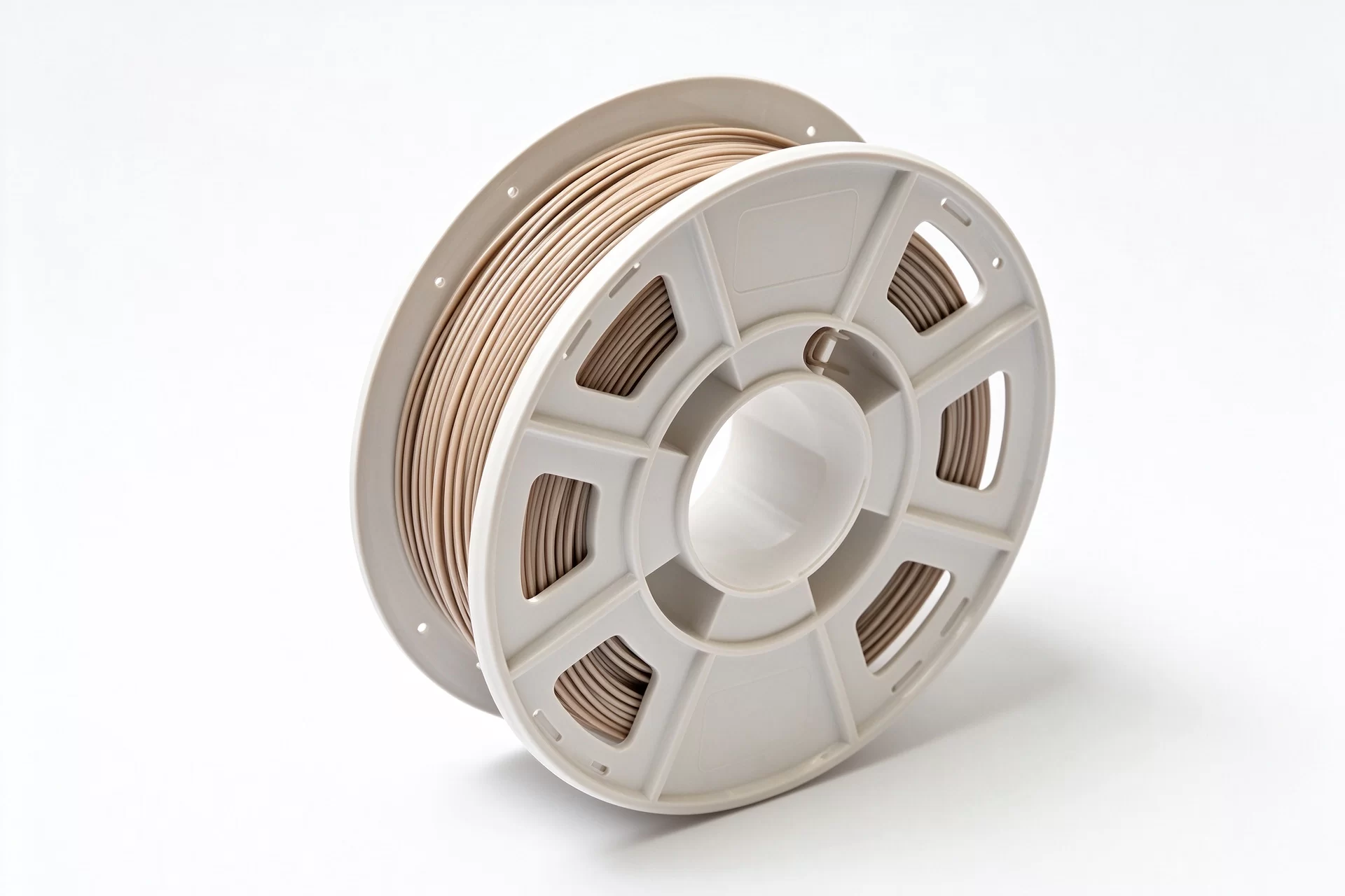 PEEK 3D Printing Filament Spool for High Performance FDM Printing Natural PEEK filament spool, 1.75mm high performance thermoplastic 3D printing material for aerospace and medical applications