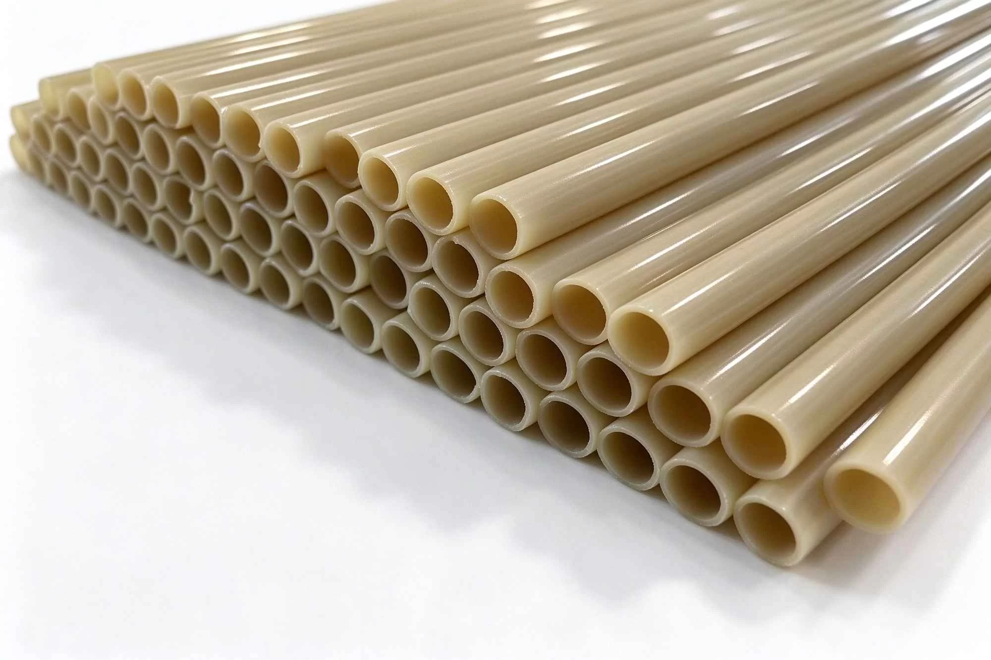 PEEK-Natural-Tube-Cut-Length Natural PEEK tube cut-to-length segments — Zhihao Ceramics