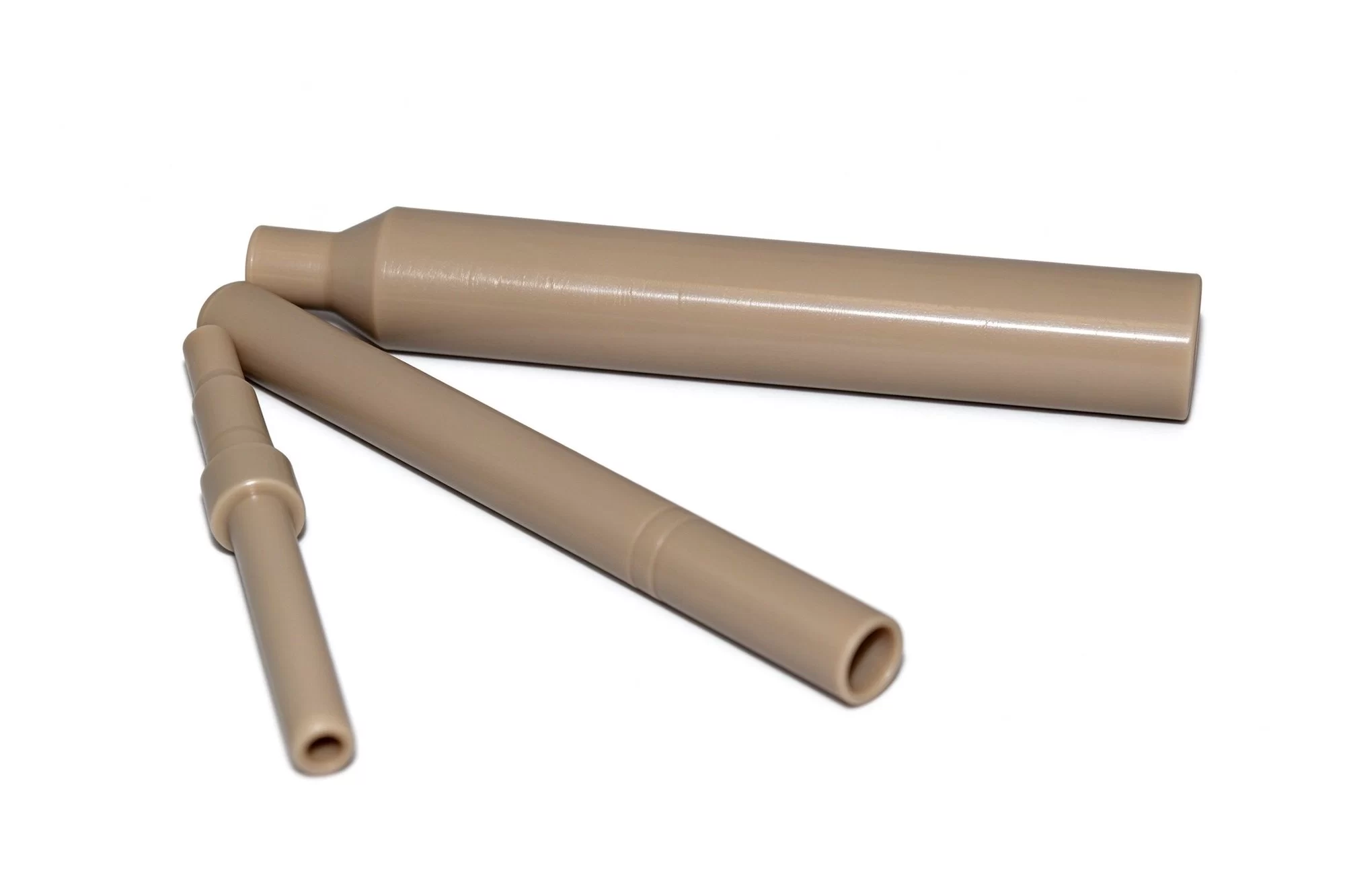 PEEK-Stepped-Protection-Tubes Natural PEEK stepped insulation protection tubes — Zhihao Ceramics